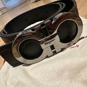 Ferragamo Men’s Logo Belt